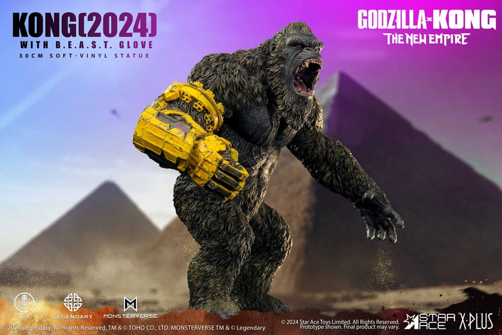 Godzilla vs. Kong: The New Empire Soft Vinyl Statue Kong with B.E.A.S.T. Glove 30 cm