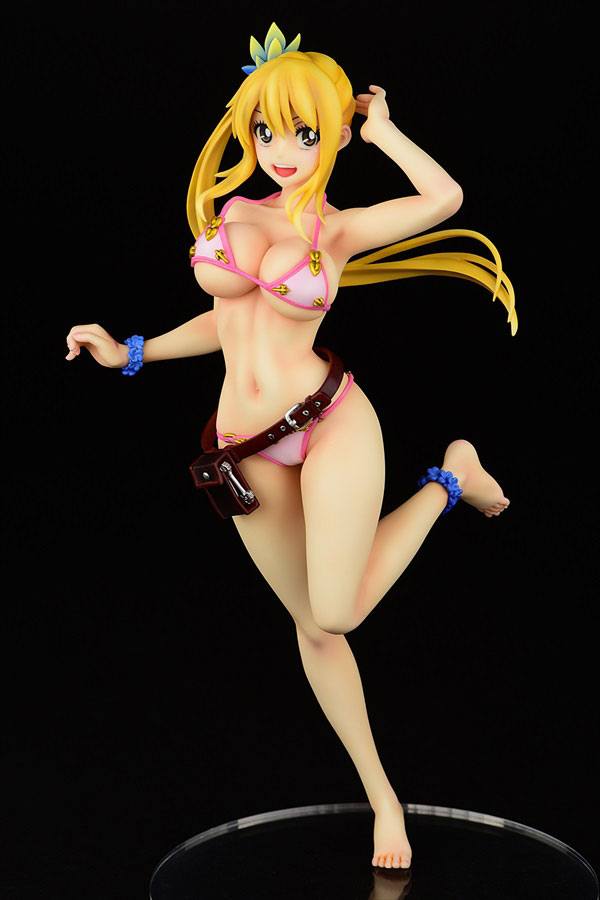 Fairy Tail PVC Statue 1/6 Lucy Heartfilia Swimwear Gravure Style Ver. Side Tail 23 cm