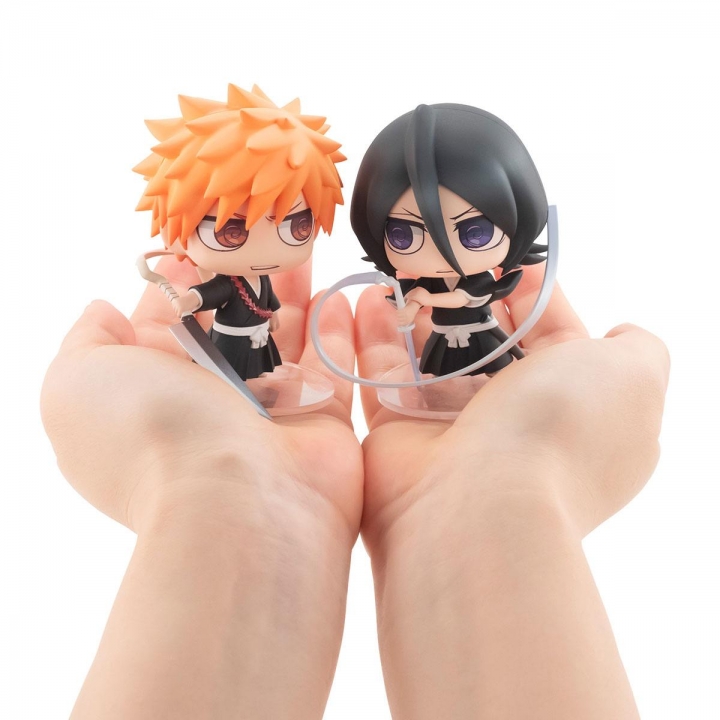 Bleach Chimimega Buddy Series Figure 2-Pack Ichigo & Rukia Set 7 cm