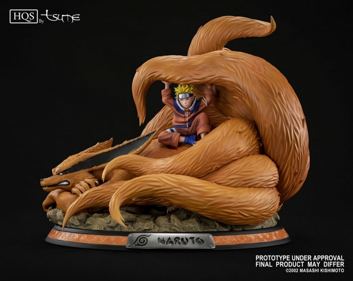 Naruto HQS Naruto & Kyubi Linked by the seal by Tsume 1/8 41 cm