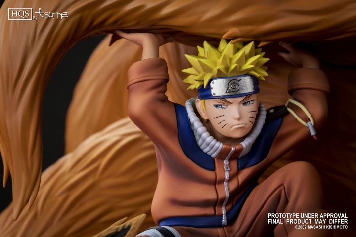 Naruto HQS Naruto & Kyubi Linked by the seal by Tsume 1/8 41 cm