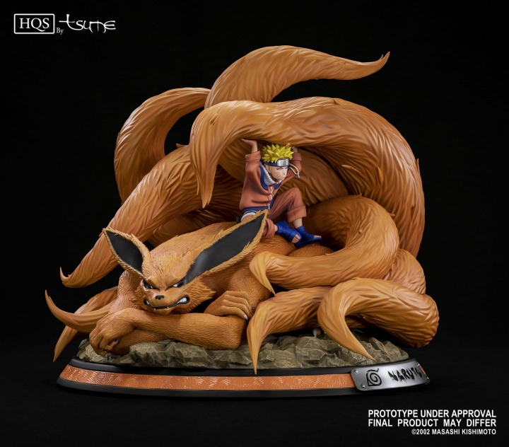 Naruto HQS Naruto & Kyubi Linked by the seal by Tsume 1/8 41 cm