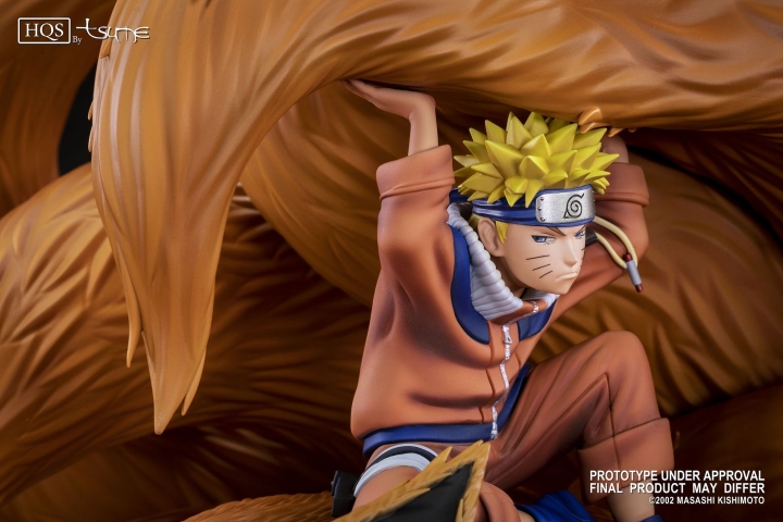 Naruto HQS Naruto & Kyubi Linked by the seal by Tsume 1/8 41 cm