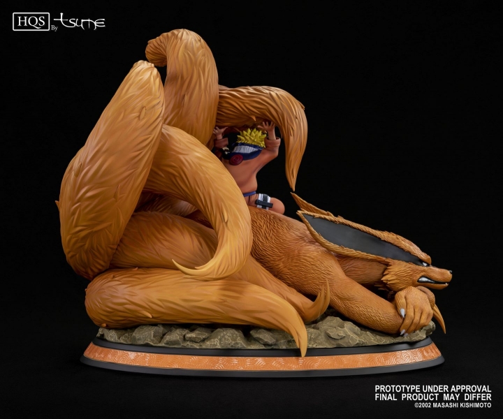 Naruto HQS Naruto & Kyubi Linked by the seal by Tsume 1/8 41 cm