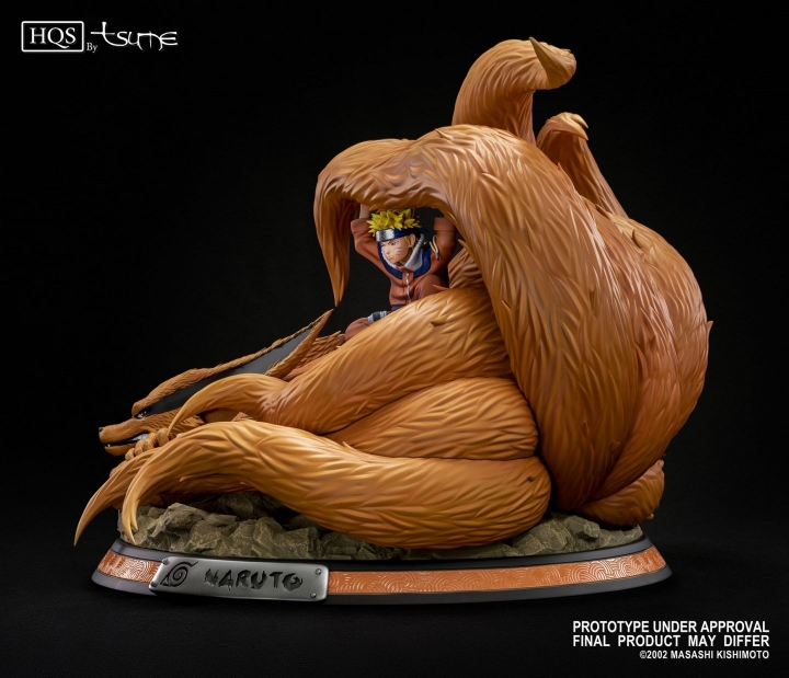 Naruto HQS Naruto & Kyubi Linked by the seal by Tsume 1/8 41 cm