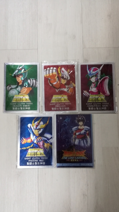 Saint Seiya Metal Plate Assortite