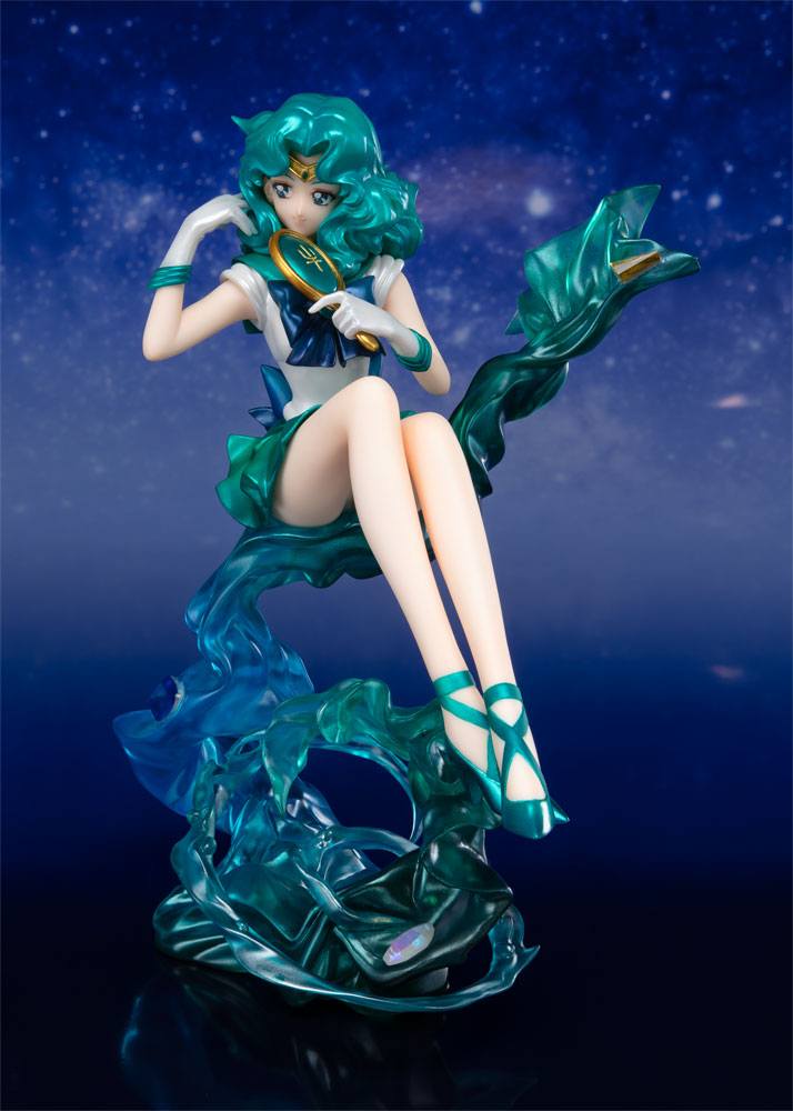 Sailor Moon Figuarts ZERO Chouette PVC Statue Sailor Neptune / Uranus Tamashii Web Exclusive 16 cm