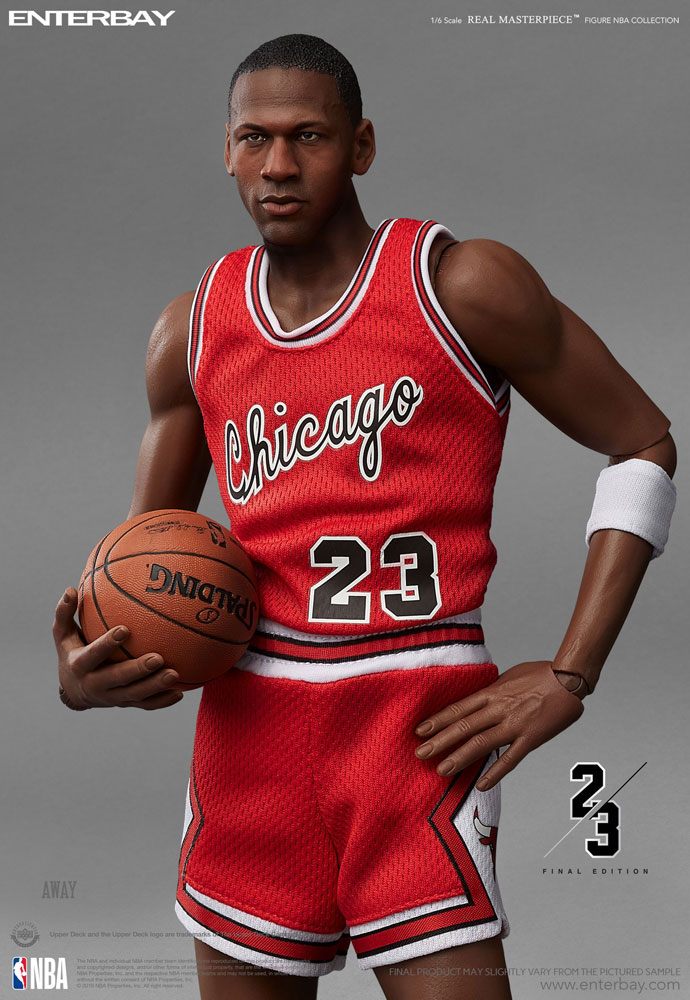 NBA Collection Real Masterpiece Action Figure 1/6 Michael Jordan (Away) Final Limited Edition 30 cm