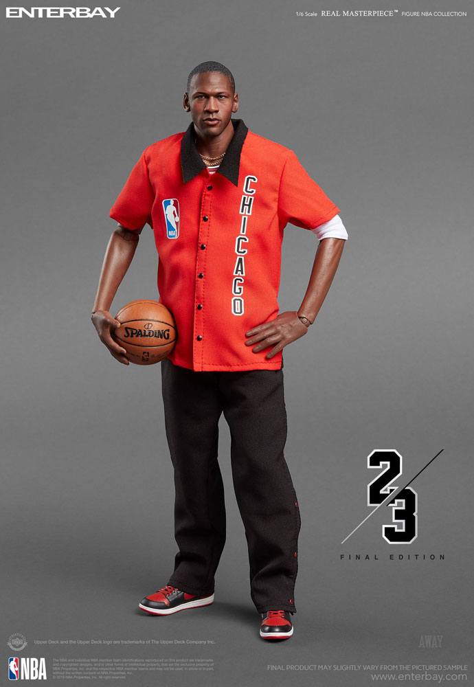 NBA Collection Real Masterpiece Action Figure 1/6 Michael Jordan (Away) Final Limited Edition 30 cm