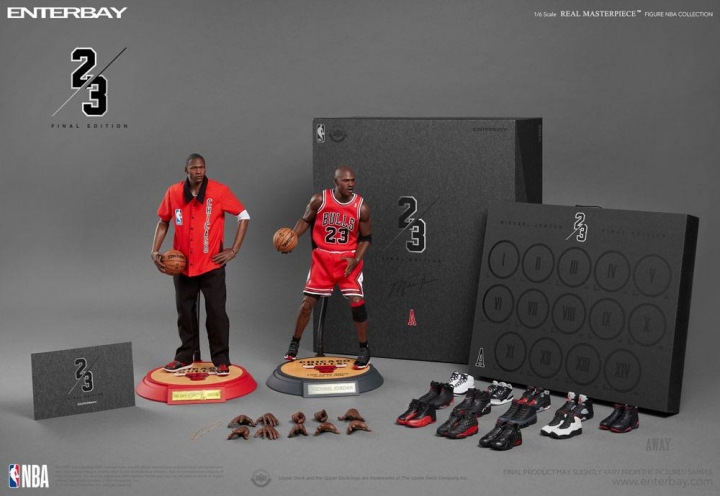 NBA Collection Real Masterpiece Action Figure 1/6 Michael Jordan (Away) Final Limited Edition 30 cm