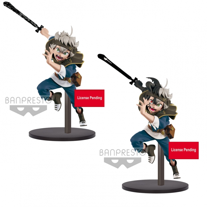 Black Clover DXF PVC Statue Asta Ver. A / Asta Ver. B 13 cm