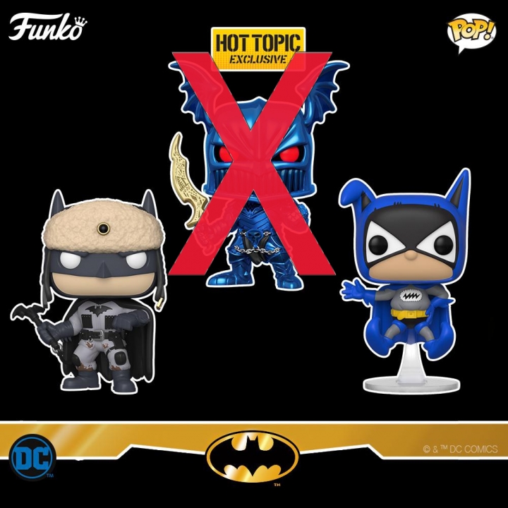 Batman 80th POP! Heroes Vinyl Figure Bat-Mite 1st Appearance (1959) / Red Son Batman (2003) 9 cm