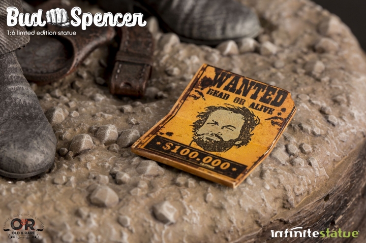 BUD SPENCER OLD&RARE RESIN STATUE 1/6 37 cm