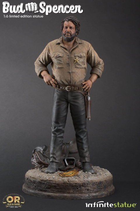 BUD SPENCER OLD&RARE RESIN STATUE 1/6 37 cm