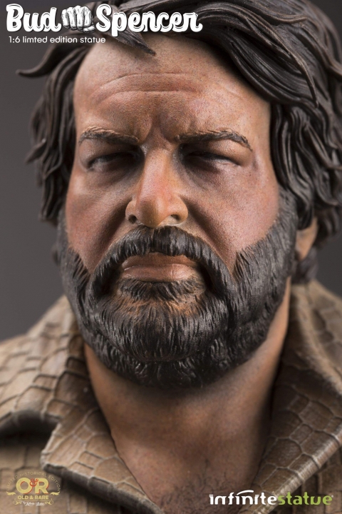 BUD SPENCER OLD&RARE RESIN STATUE 1/6 37 cm