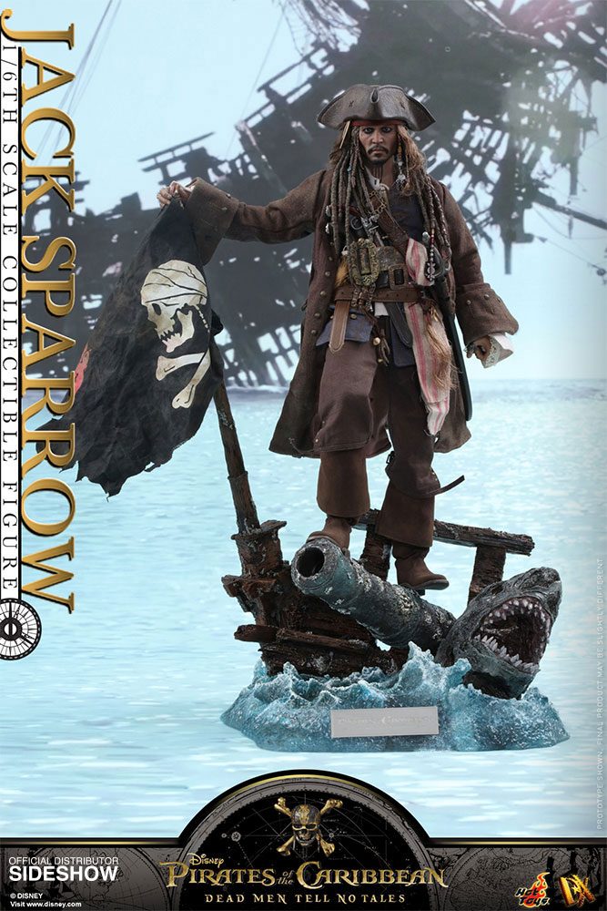 Hot Toys Pirates of the Caribbean Dead Men Tell No Tales Movie DX Action Figure 1/6 Jack Sparrow