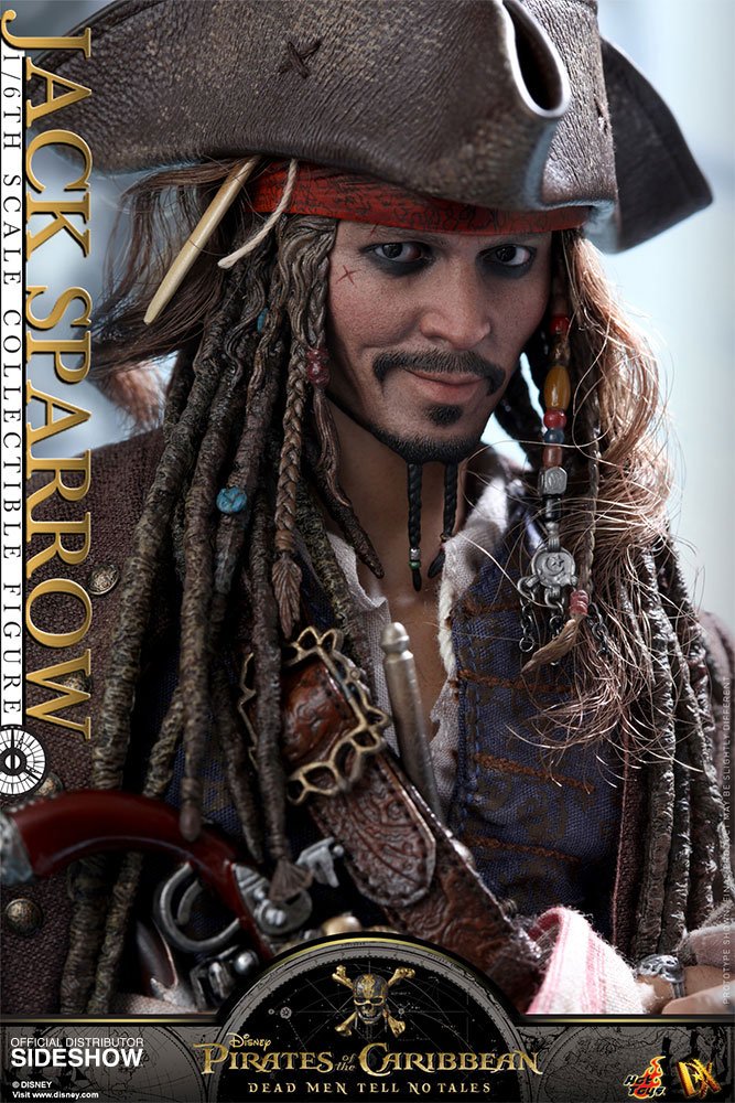 Hot Toys Pirates of the Caribbean Dead Men Tell No Tales Movie DX Action Figure 1/6 Jack Sparrow