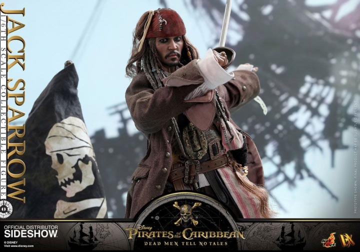 Hot Toys Pirates of the Caribbean Dead Men Tell No Tales Movie DX Action Figure 1/6 Jack Sparrow