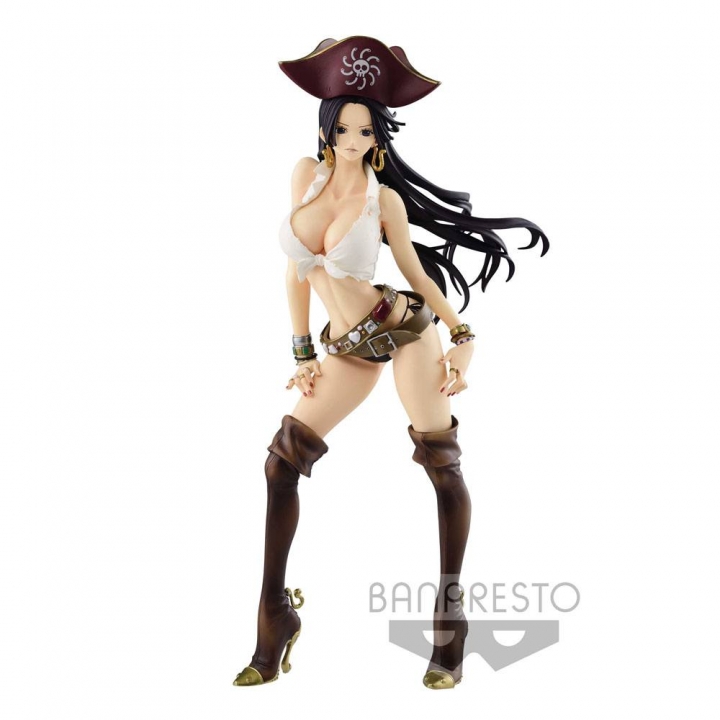 One Piece Flag Diamond Ship Figure Boa Hancock 23 cm