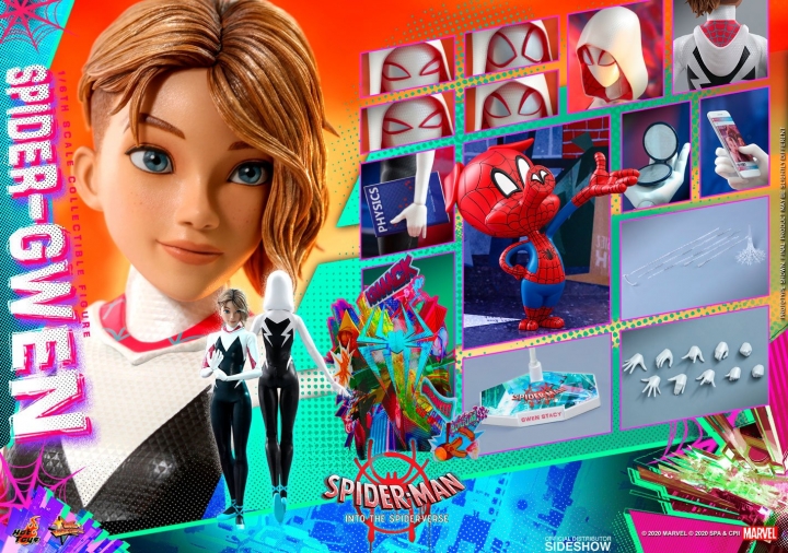 Hot Toys Spider-Man: Into the Spider-Verse Movie Masterpiece Action Figure 1/6 Spider-Gwen 27 cm