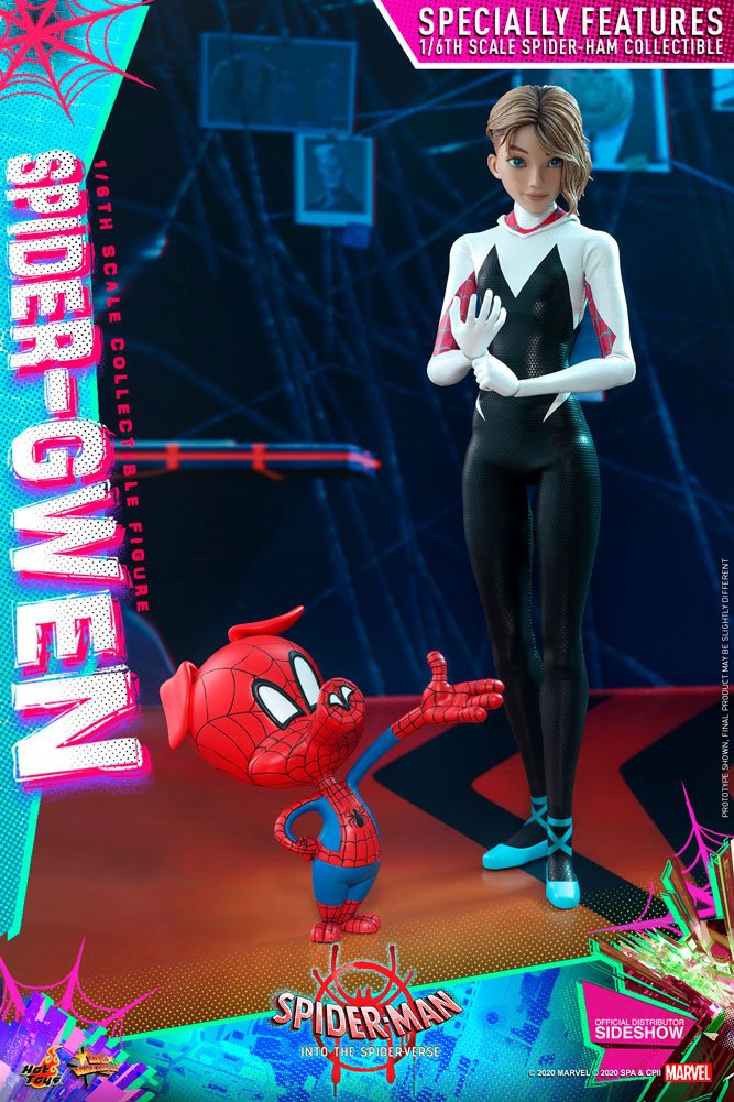 Hot Toys Spider-Man: Into the Spider-Verse Movie Masterpiece Action Figure 1/6 Spider-Gwen 27 cm