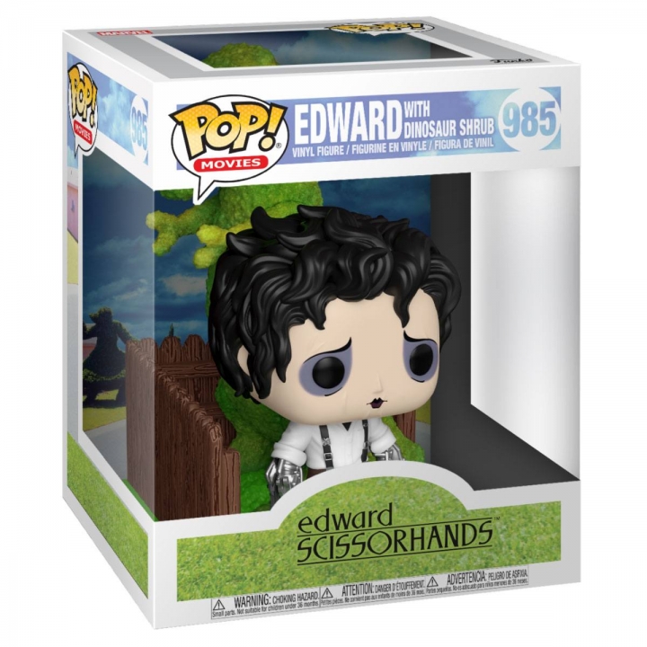 Edward Scissorhands POP! Deluxe Vinyl Figure Edward & Dino Hedge 9 cm