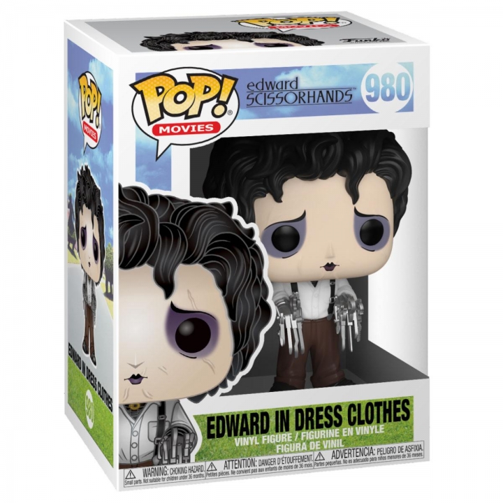 Edward Scissorhands POP! Movies Vinyl Figure Edward in Dress Clothes 9 cm