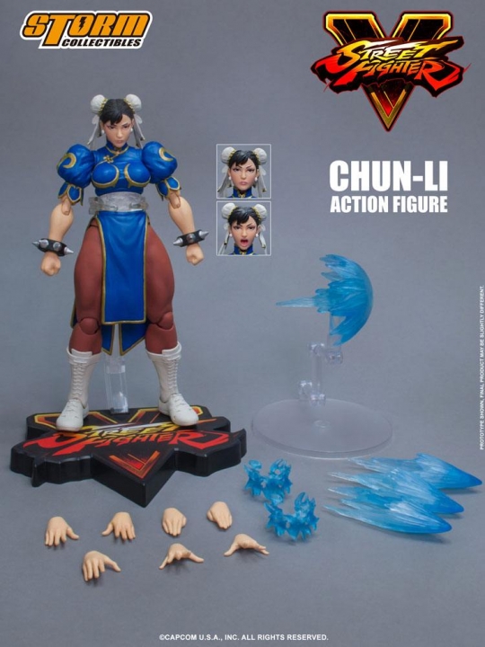 Street Fighter V Action Figure 1/12 Chun-Li 17 cm