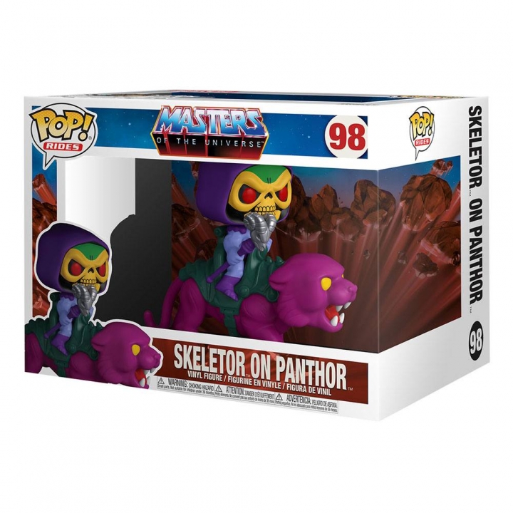 Masters of the Universe POP! Rides Vinyl Figure Skeletor on Panthor 18 cm