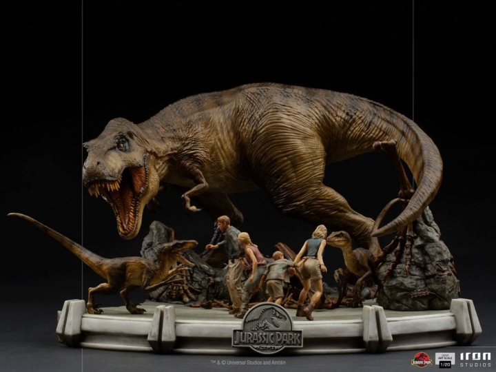 Jurassic Park Demi Art Scale Statue 1/20 The Final Scene 48 cm