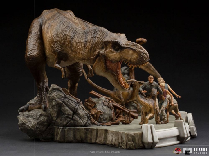 Jurassic Park Demi Art Scale Statue 1/20 The Final Scene 48 cm