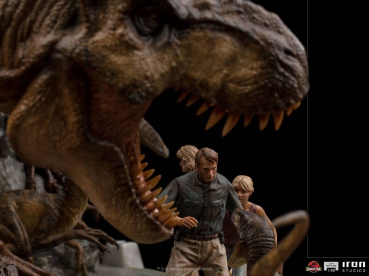 Jurassic Park Demi Art Scale Statue 1/20 The Final Scene 48 cm