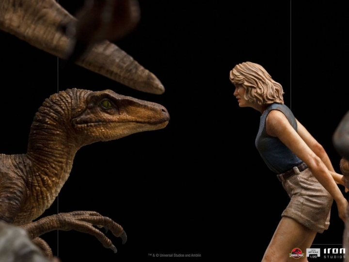 Jurassic Park Demi Art Scale Statue 1/20 The Final Scene 48 cm