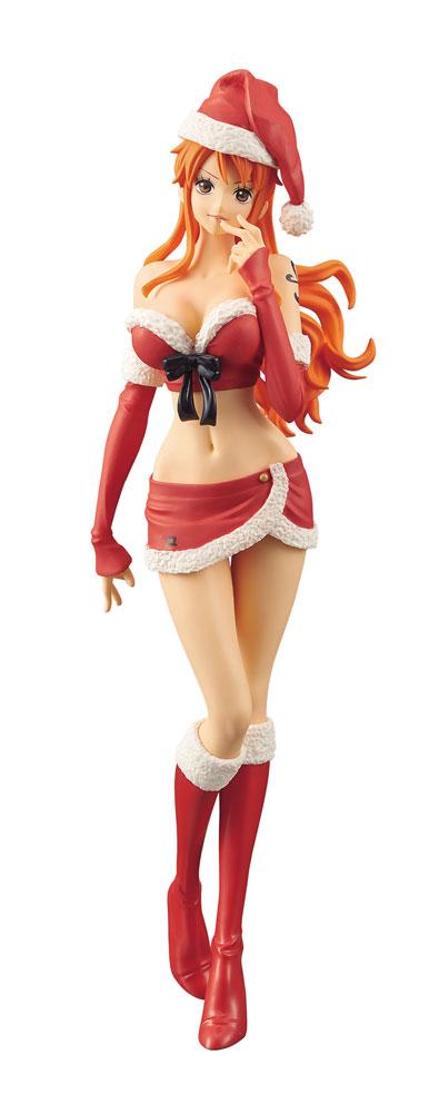 One Piece Glitter & Glamours Figure Nami Christmas Style 25 cm