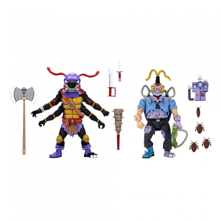 Teenage Mutant Ninja Turtles Cartoon Action Figure 2-Pack Antrax & Scumbug 18 cm