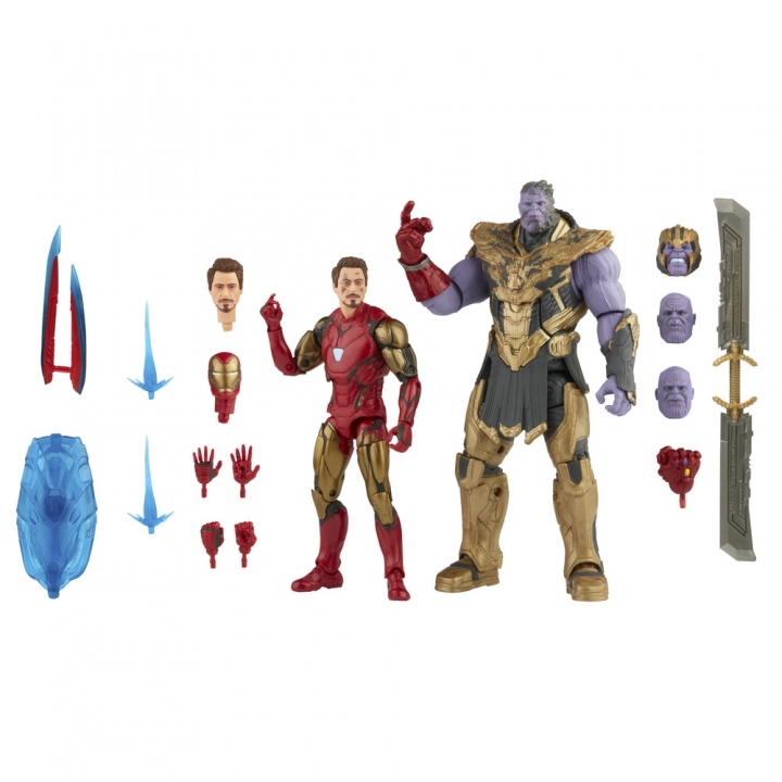 The Infinity Saga Marvel Legends Series Action Figure 2-Pack 2021 Iron Man & Thanos (Endgame) 15 cm