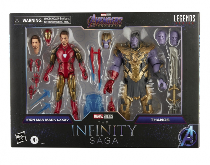 The Infinity Saga Marvel Legends Series Action Figure 2-Pack 2021 Iron Man & Thanos (Endgame) 15 cm