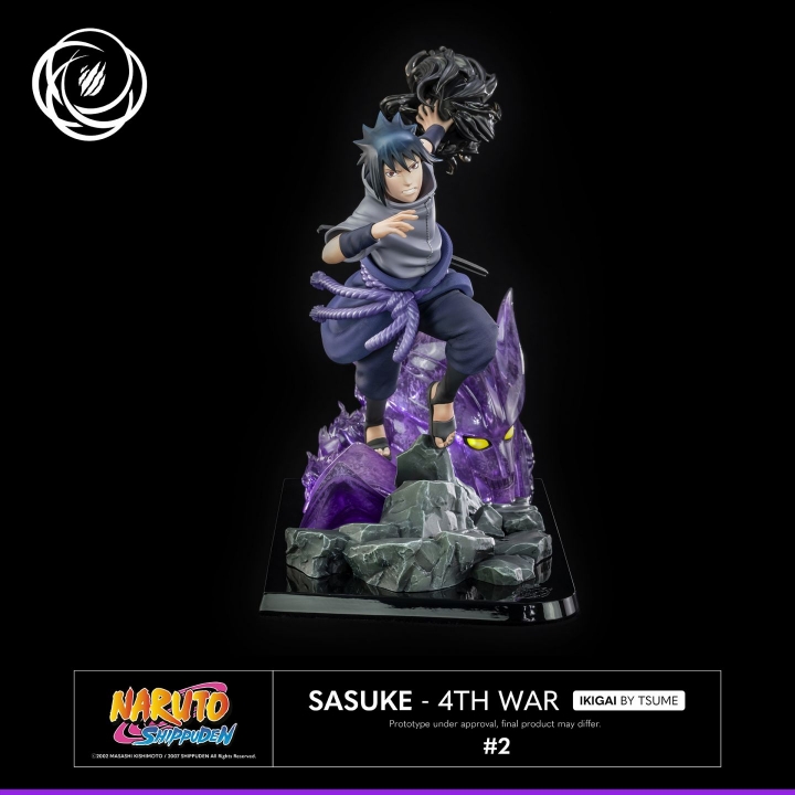 Naruto Sasuke 4th War Ikigai Statue by Tsume 1/6 36 cm