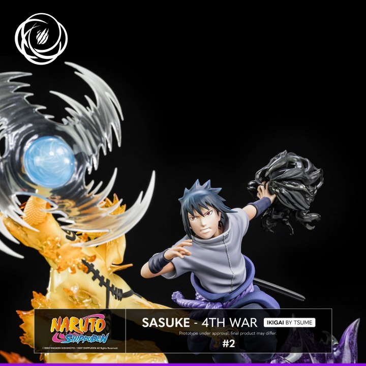 Naruto Sasuke 4th War Ikigai Statue by Tsume 1/6 36 cm