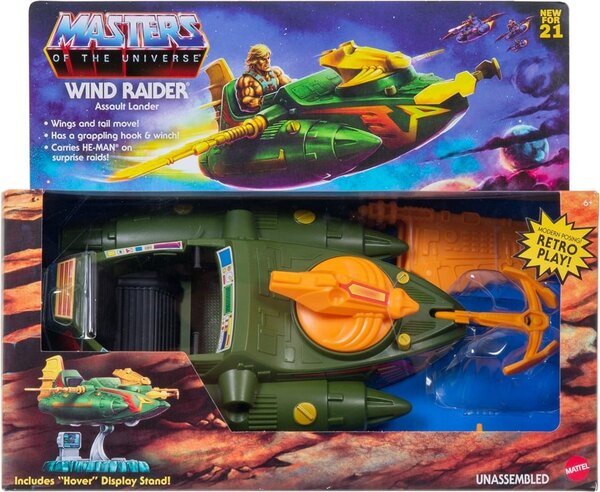 Masters of the Universe Origins Action Figure 2021 Vehicle Wind Raider 14 cm