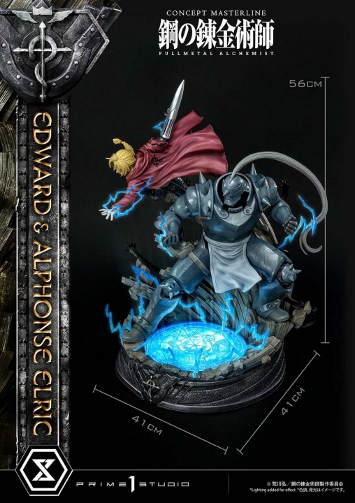 Fullmetal Alchemist Statue 1/6 Edward & Alphonse Elric Deluxe Version 56 cm