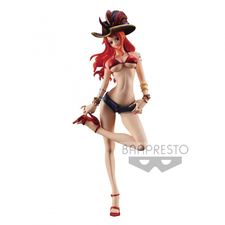 One Piece Flag Diamond Ship Figure Nami 23 cm