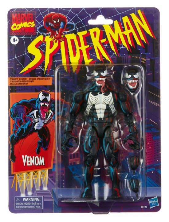 Spider-Man Marvel Legends Retro Collection Series Action Figure 2021 Venom Exclusive 15 cm