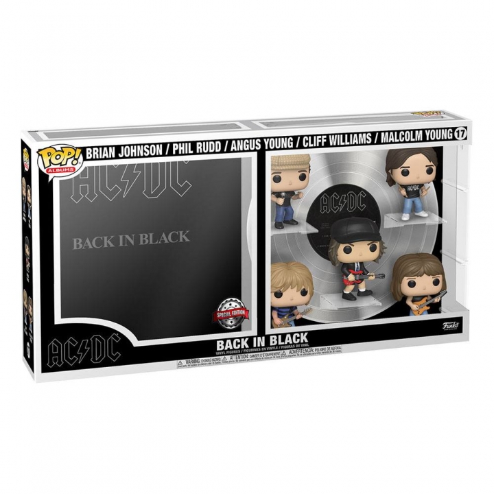 AC/DC POP! Albums Vinyl Figure 5-Pack Back In Black 9 cm