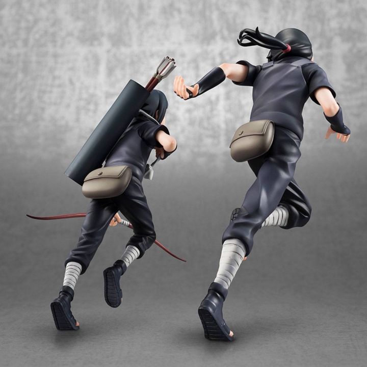 Naruto Shippuden G.E.M. Series PVC Statues Uchiha Itachi & Sasuke 16 - 18 cm