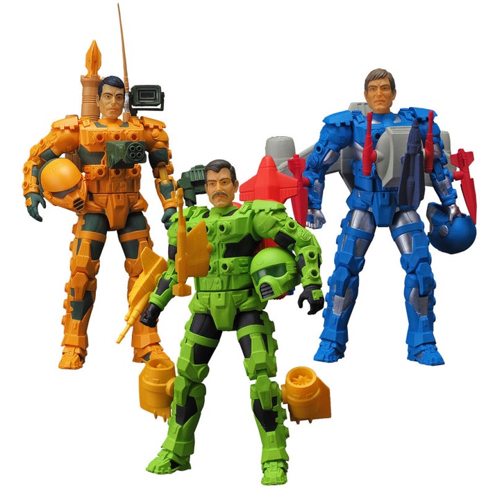 80'S Commanders / Centurions Action Figure (3 PACK SET) 16 cm