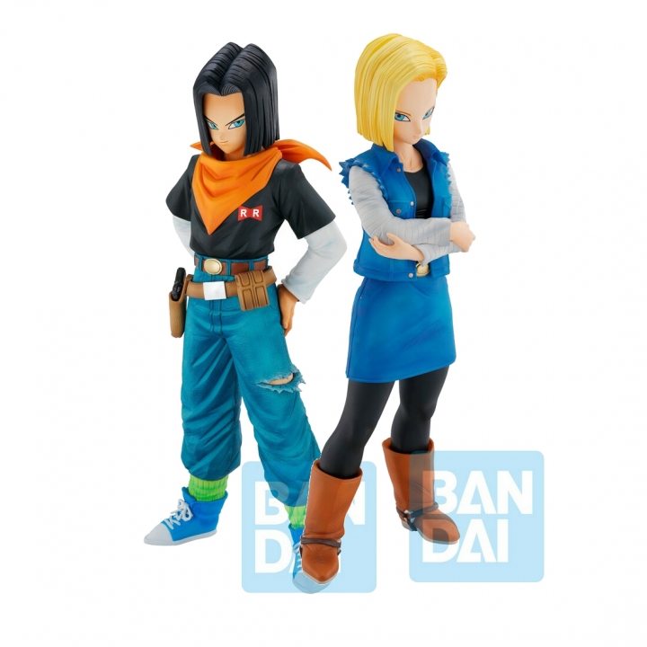 Dragon Ball Z: Android Fear Android 17 / Android 18 Ichibansho PVC Statue 24-23 cm