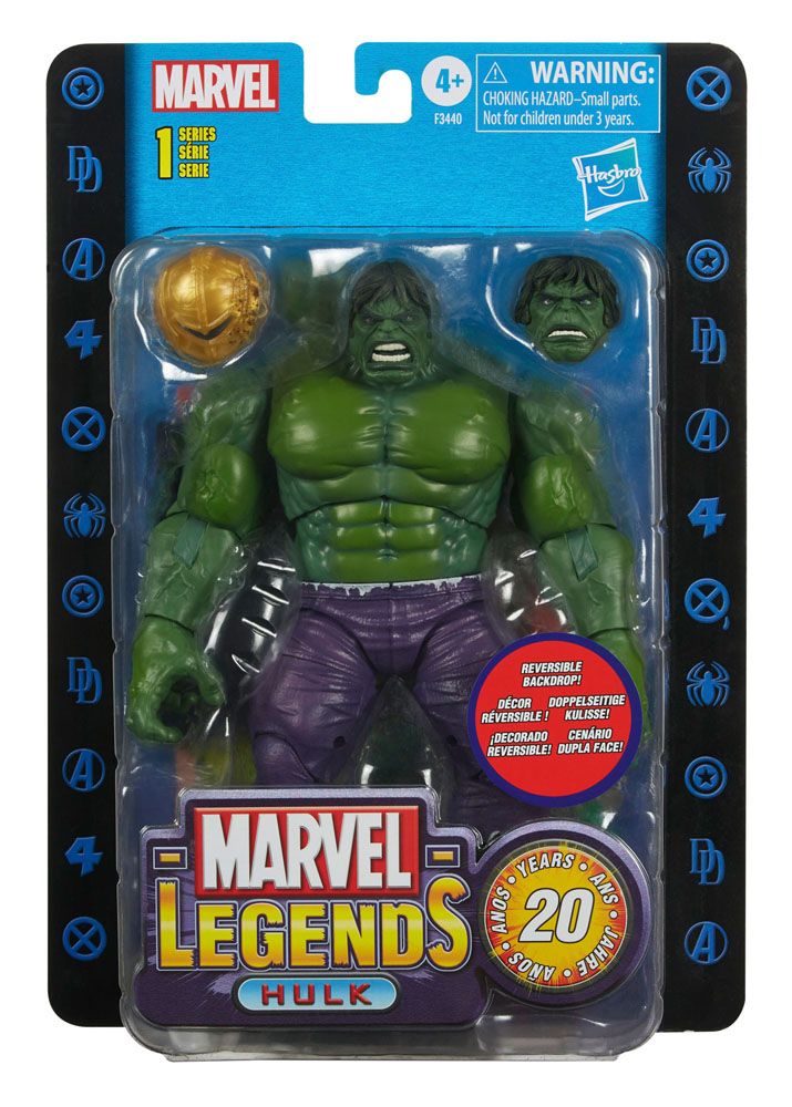 Marvel Legends Series 20h Anniversary Series 1 Action Figure 2022 Hulk 20 cm