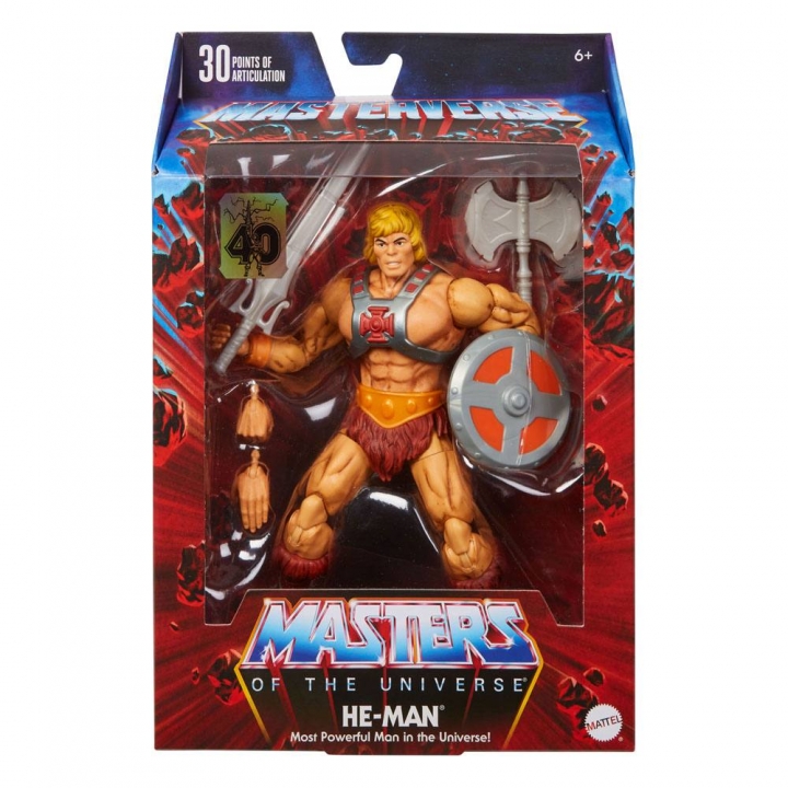 Masters of the Universe Masterverse Action Figure 2022 40th Anniversary He-Man 18 cm