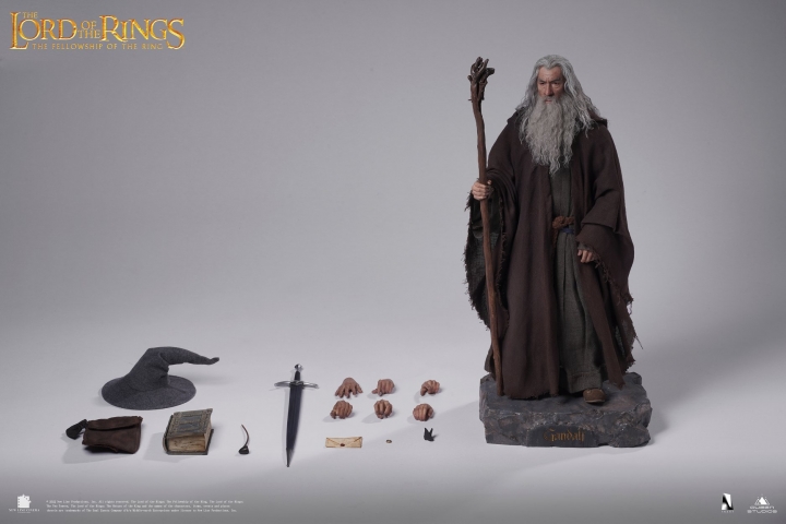 The Lord of the Rings Collectible Action Figure 1/6 Gandalf the Grey Queen Studios 30 cm